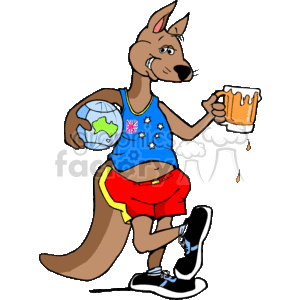 Australian kangaroo comedy