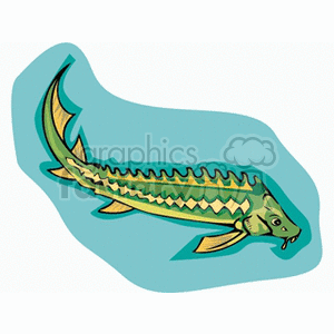 Cartoon Eel - Colorful Illustration of Aquatic Life