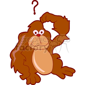 A questioning ape