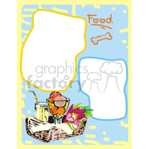 Picnic basket photo frame