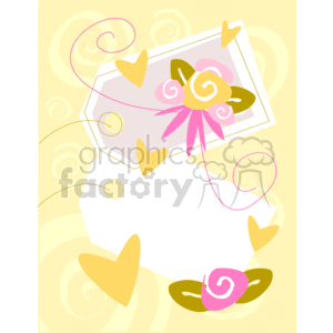 Flower tag border