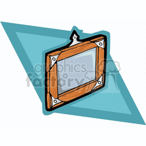 Wooden picture frame or mirror