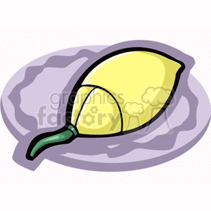 Whimsical lemon computer mouse