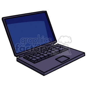 laptop clipart. Commercial use GIF, JPG, WMF, SVG clipart # 136015