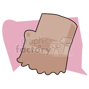 Brown Armchair with Pink Background