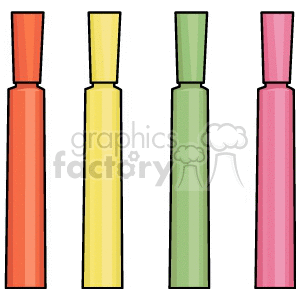 Colorful Highlighter Markers