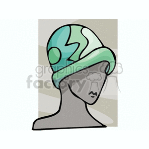 Stylish of Mannequin with Patterned Hat