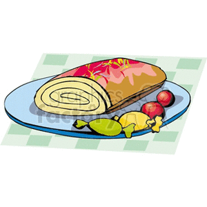 Swiss Roll Cake and Candy