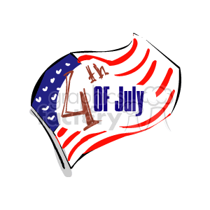 4TH of July flag
