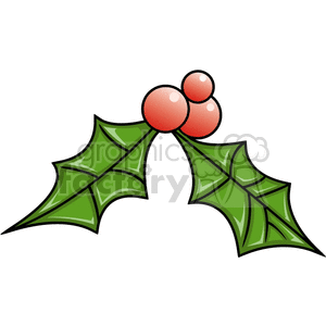 Christmas Holly Decoration