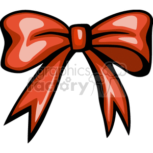 Festive Red Christmas Bow