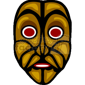 Stylized African Mask