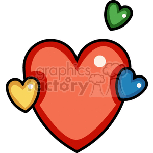 Colorful Heart for Valentine's Day