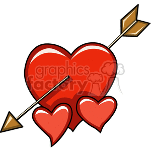 Valentine's Day Heart and Arrow