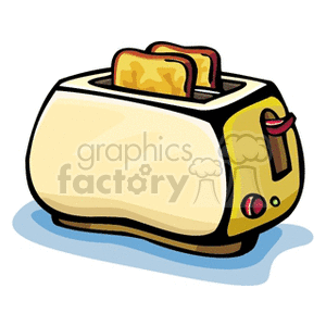 Toaster with Toast Slices