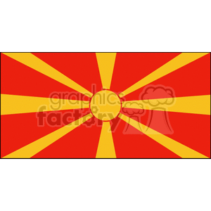 North Macedonia Flag Image - International Flags