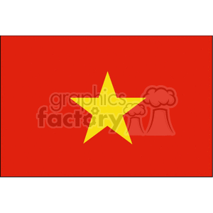 Vietnam National Flag - Red and Yellow Star Emblem