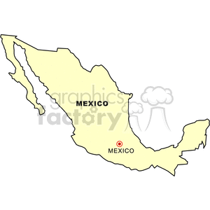vector Mexico map