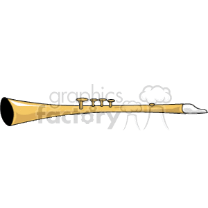 Image of Brass Flute Musical Instrument