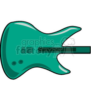 Green Electric Guitar