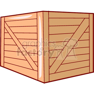 Large crate, cargo box