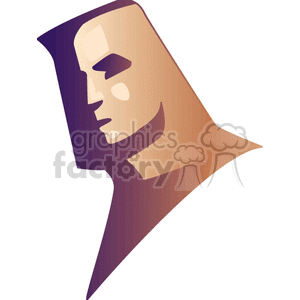 Stylized Face Profile