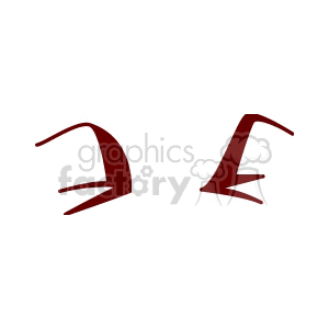 Clipart image of stylized, abstract eyes in a minimalist design.