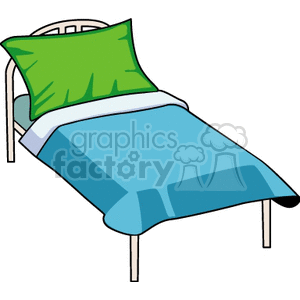 Royalty-Free small bed 156440 vector clip art image - EPS illustration