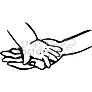 Download Black And White Adult Holding A Childs Hand Clipart Commercial Use Gif Jpg Eps Svg Clipart 156468 Graphics Factory