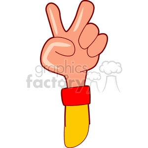 Peace Sign Hand