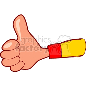 Thumbs Up Cartoon Hand