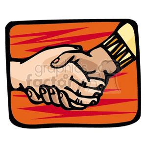 Multiracial Partnership Handshake