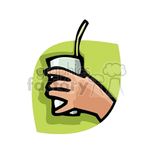 Hand Holding Beverage Cup