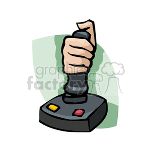 Hand Holding Joystick for Gaming