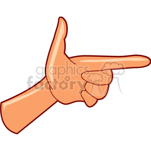 Cartoon Pointing Hand