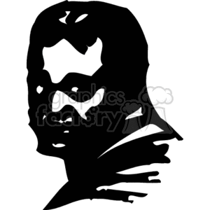 Man's Face Silhouette