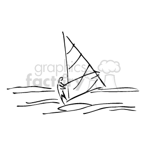 Sailboat on Ocean - Coastal Sailing