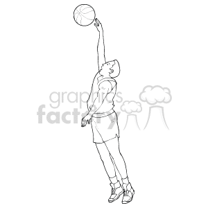 Basketball Player Shooting - Sports