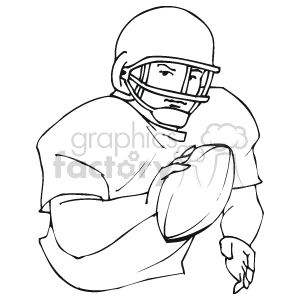 Football Player in Action - Sports