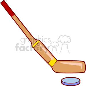 cartoon hockey stick