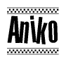 Aniko Checkered Flag Design