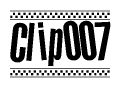Clip007 Racing Checkered Flag