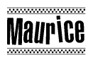 Maurice Checkered Flag Design