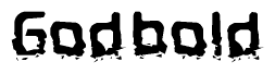 The image contains the word Godbold in a stylized font with a static looking effect at the bottom of the words