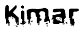 The image contains the word Kimar in a stylized font with a static looking effect at the bottom of the words