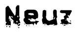 The image contains the word Neuz in a stylized font with a static looking effect at the bottom of the words