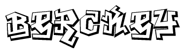 The clipart image features a stylized text in a graffiti font that reads Berckey.