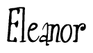 The image contains the word 'Eleanor' written in a cursive, stylized font.