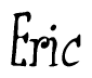 The image is a stylized text or script that reads 'Eric' in a cursive or calligraphic font.
