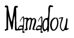 The image is a stylized text or script that reads 'Mamadou' in a cursive or calligraphic font.